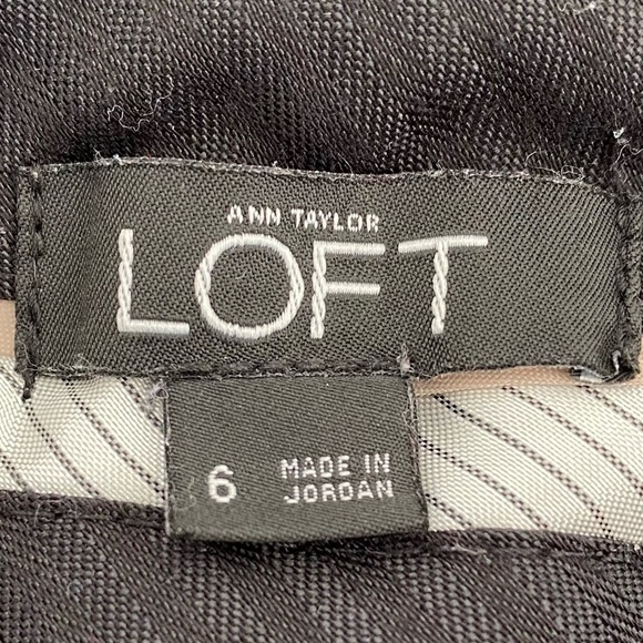 Ann Taylor Loft Gray Julie Trouser Pants Size 6 - Picture 6 of 13